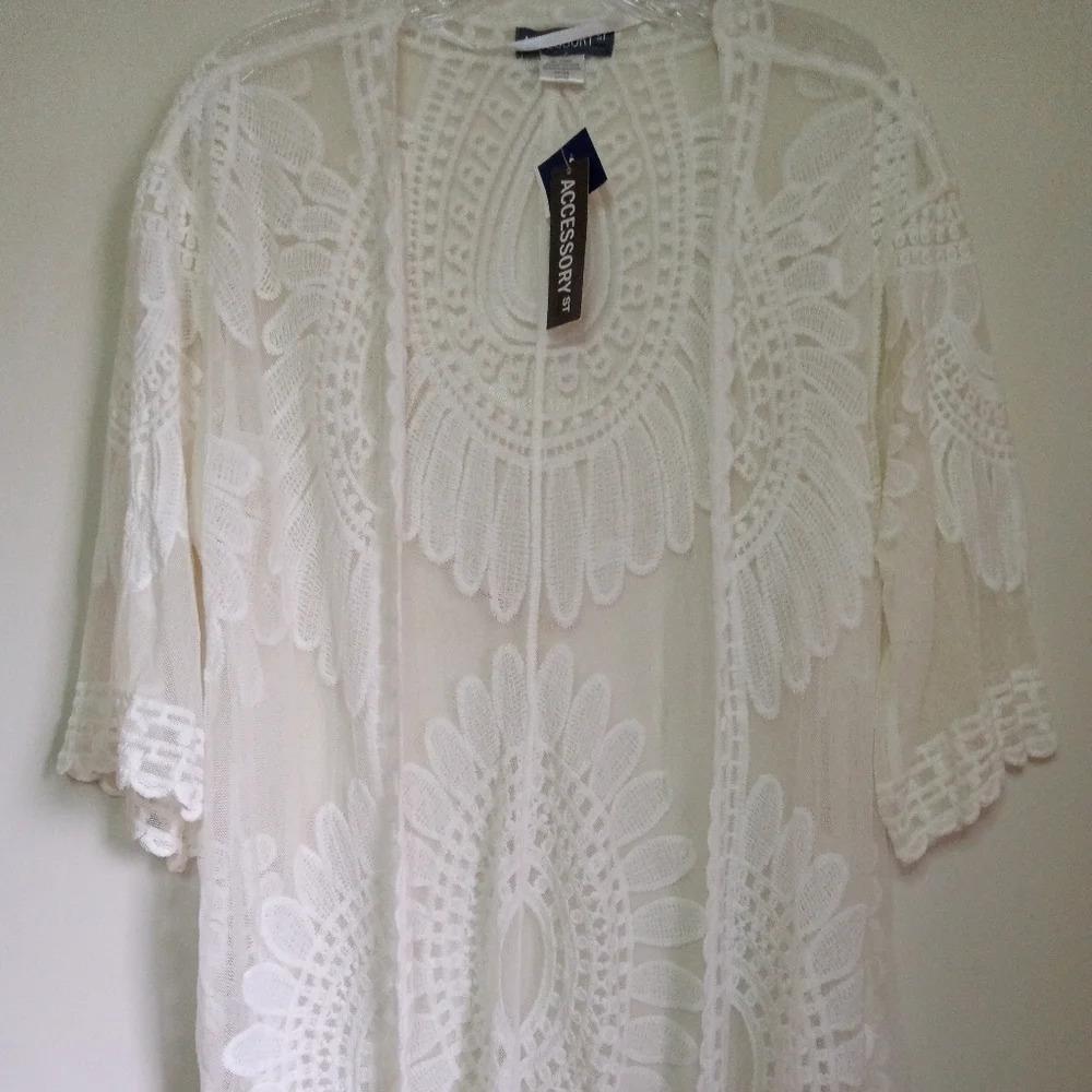 Accessory St. Chiffon coverup women's size sm/med